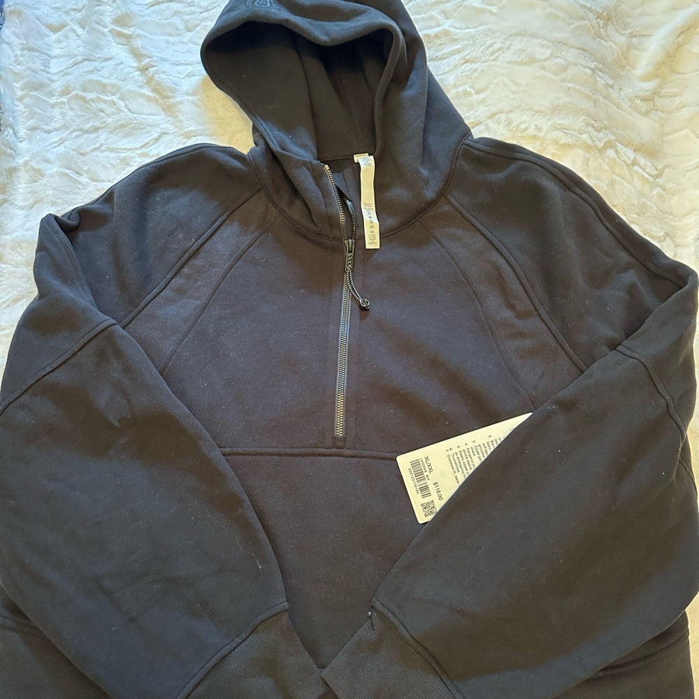 Lululemon Athletica Dark Gray Half-Zip Hoodie